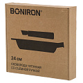 Сковорода чугун, 24 см, Boniron, съемная ручка, с деревянной ручкой, индукция, BС24-02 - фото 7