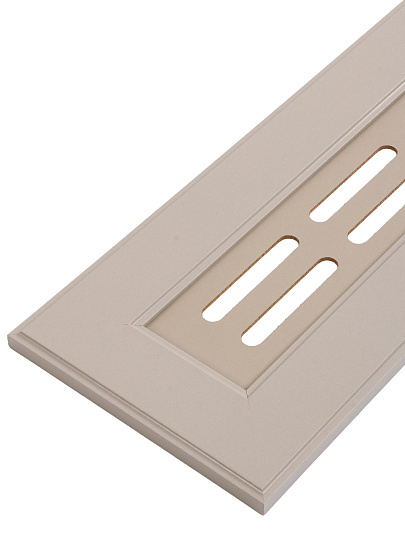 Крышка для экрана радиатора МДФ, 1200х170 мм, бежевая, DE LUXE, Стильный Дом