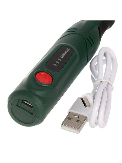 Гравер Favourite, FGM 3.6FS, аккумуляторный, 3.6 В, 5000-15000 об/мин, кейс