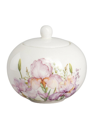 Сахарница 475 мл, фарфор, 12х12х10.5 см, Lefard, Irises, 425-154