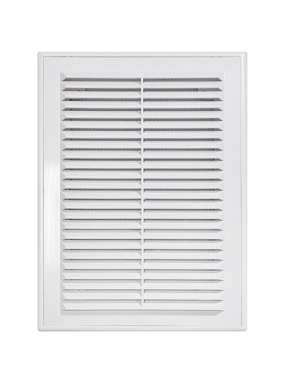 Решетка вентиляционная пластик, разъемная, 150х200 мм, с сеткой, Viento, 1520ВР