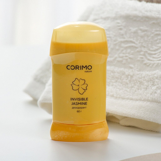 Дезодорант Corimo, Jasmine, для женщин, гелевый, стик, 60 г