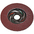 Круг лепестковый торцевой КЛТ2 для УШМ, LugaAbrasiv, диаметр 125 мм, посадочный диаметр 22 мм, зерн A100, шлифовальный - фото 2