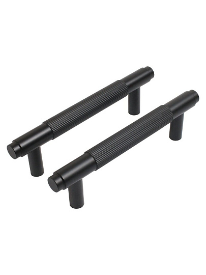 Ручка-скоба мебельная StahlBuro, AP2309-96, 2 шт., матовый черный, 16775