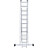 Лестница приставная, 3 секции, 10 ступеней, алюминий, 2.5 м, 150 кг, NV 1230, 1230310 - фото 18