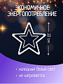 Гирлянда Звезда, белая, 22 см, пластик, 20 ламп, прозрачный провод, SYDA-0419117 - фото 3