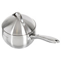 Ковш нержавеющая сталь, 1.9 л, крышка металл, металлическая ручка, индукция, Daniks, Мальта, GS-01345KS-16SP - фото 3