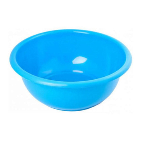 Таз пластик, 12 л, круглый, голубой, Sparkplast, IS40002/2
