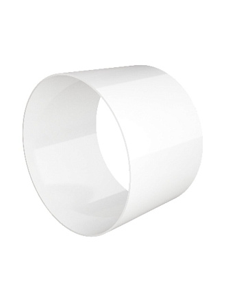 Соединитель вентиляционный пластик, установочный диаметр 125 мм, ERA, 12,5FC