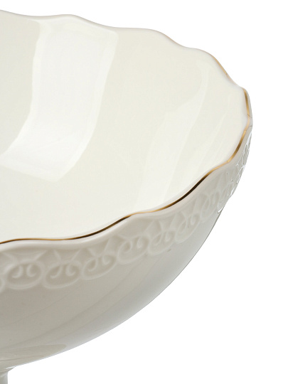 Ваза для конфет фарфор, 16 см, Jewel, Кружево, ПС0008-14