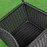 Мебель садовая Green Days, стол, 210х100х75 см, 6 кресел, подушка черная, CYH1830W-2-drk - фото 15