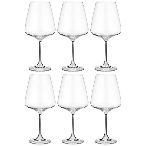Набор бокалов для вина из 6 шт "naomi / corvus" 570 мл, 669-257