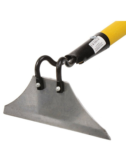 Тяпка нержавеющая сталь, 200х50 мм, с черенком, черенок окрашенный, d30, Клевер