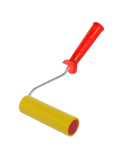 Валик прижимной для обоев, Bartex, резина, 150 мм, с бюгелем, 0912002