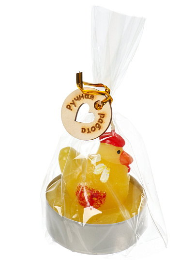 Свеча декоративная 5х4 см, в ассортименте, Evis, Модные курочки, 28 0475 0002