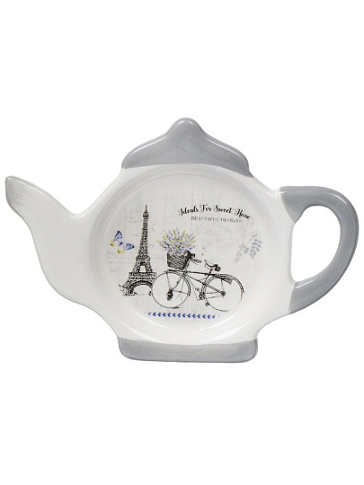 Подставка для чайных пакетиков, доломит, фигурная, Daniks, Прованс