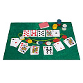 Игра настольная Набор 5в1, 7.25х32х28 см, блэкджек, покер, крепс, рулетка, покер на костях, в металлической коробке, металл, 538-108 - фото 3