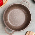 Кастрюля алюминий, антипригарное покрытие, 6 л, с крышкой, крышка стекло, Гардарика, Алтай, 1706-07-10 - фото 5