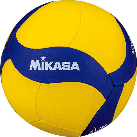 Мяч волейбольный MIKASA, №5, мягкая синт.кожа (ПУ), 18 п, V345W, 00-00007196