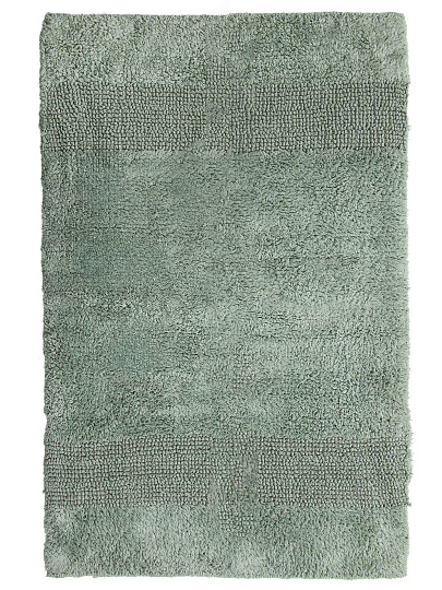 Коврик для ванной хлопок, 0.5Х0.8 м, голубая полоса, Silvano, Лиона