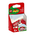 Конструктор Lego, Duplo, Пожарная машина, 1-3 лет, 6 деталей, 10917