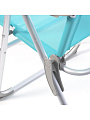 Кресло складное пляжное 60х60х112 см, голубое, сетка, 100 кг, Green Days, YTBC048-1 - фото 13