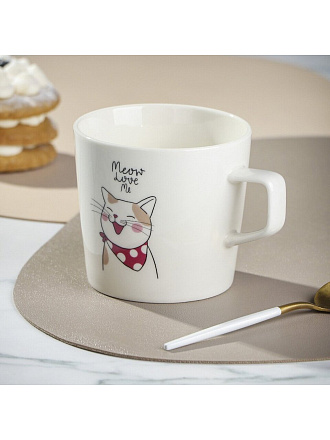 Кружка керамика, 300 мл, Зверье мое, Y4-8991, в ассортименте