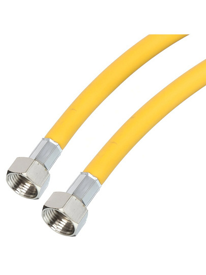 Подводка для газа 1/2''х4 м, г-г, ПВХ, Tuboflex