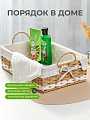 Корзина 36х24х11 см, прямоугольная, плетеная, Y4-9658 - фото 4