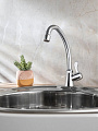 Смеситель для кухни, РМС, с кран-буксой, для одного типа воды, хром, SL79-269F-1