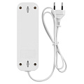 Удлинитель 3 гнезда, 1.5 м, без заземления, 10 А, 2300 Вт, белый, TDM Electric, Народный УН3, SQ1303 - фото 3