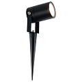 Светильник садово-парковый General Lighting Systems, Архилюкс, грунтовый, 50 Вт, металл, 6х32 см, без козырька, черный