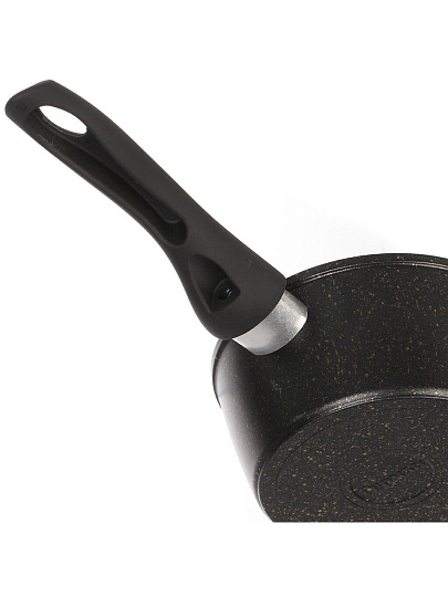 Ковш алюминий, антипригарное покрытие, 1.2 л, пластиковая ручка, индукция, Гурман, Eclipse, ГМкш161ЭКИ