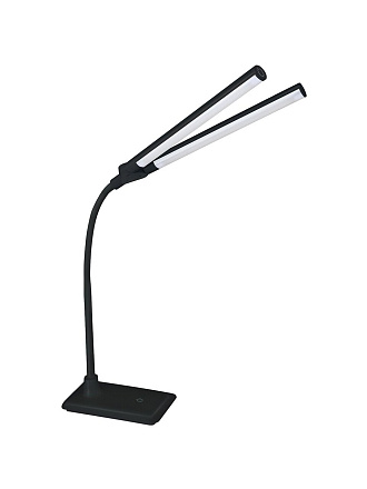 Светильник настольный сенсорное включение, 10 Вт, черный, абажур черный, Camelion, KD-794 C02, 12493