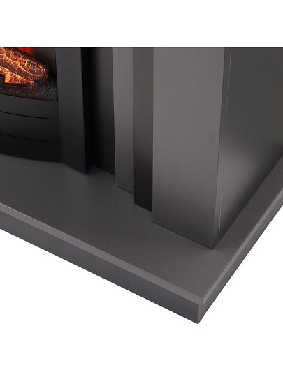 Электрокамин Bronx, Spark, графит с черным, Spark, эксклюзив, сборный портал