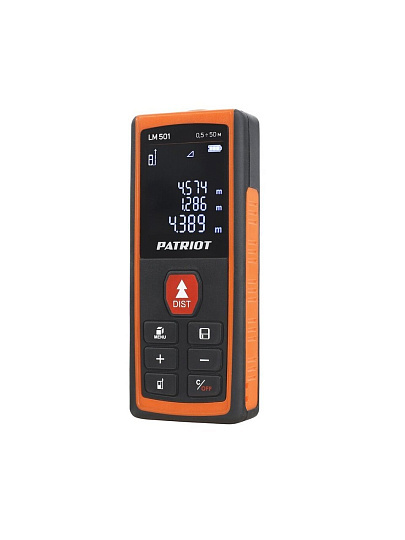 Дальномер лазерный, 0.5-50 м, Patriot, LM 501, 120201501