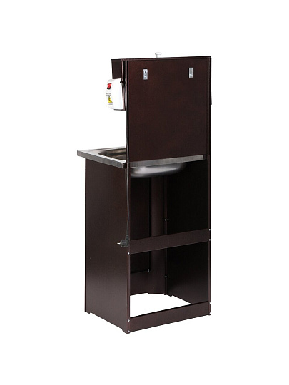 Умывальник металл, с водонагревателем, с мойкой, нержавеющая сталь, 17 л, античная медь