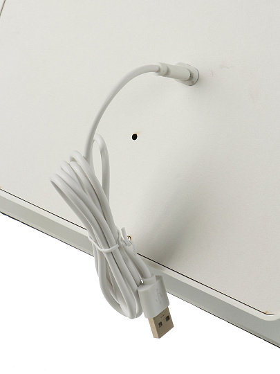 Зеркало настольное, 30х25 см, с подсветкой-лампочки, Y4-11342