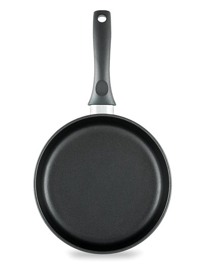 Сковорода алюминий литой, 24 см, антипригарное покрытие, Нева Металл Посуда, Оригинальная, низкая, 4524