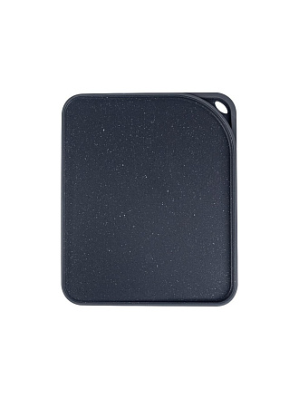Доска разделочная пластик, 36х24 см, серая, прямоугольная, Полимербыт, Granite, 438010500