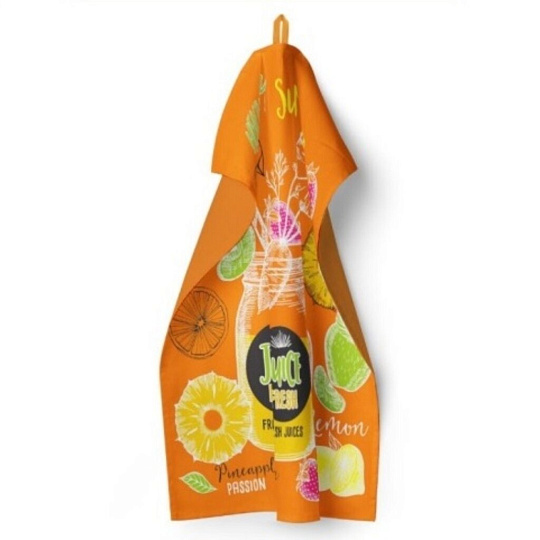 Полотенце кухонное 45х60 см, 100% хлопок, Текстильная лавка, Фреш, Россия, 10078/1