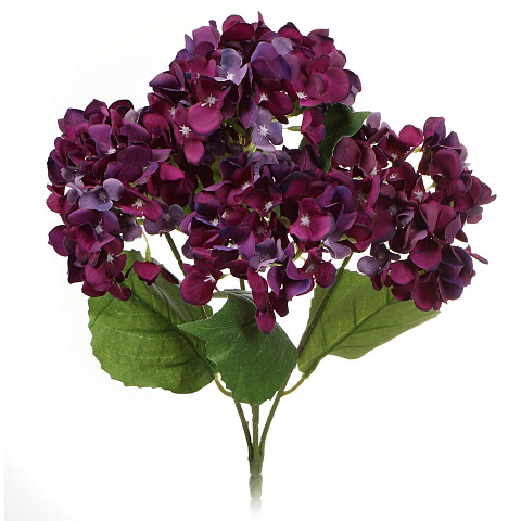 Цветок искусственный декоративный Гортензия, 45 см, фиолетовый, Y4-3501