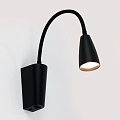 Светильник бра General Lighting Systems, Поэма, 50 Вт, GU10, на 1 лампочку, IP20, 5.5х4 см, на гибком основании, черный, 661943 - фото 2