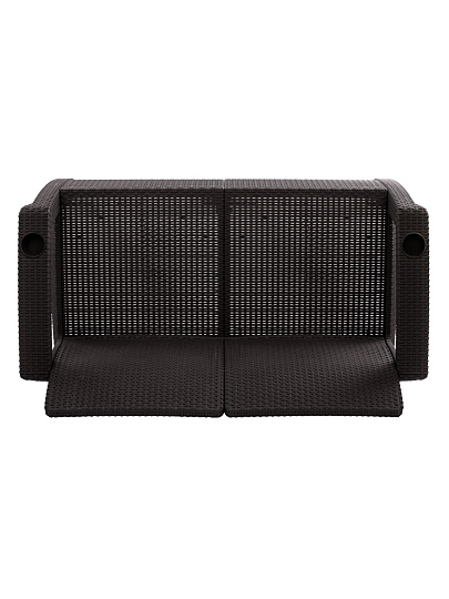 Диван садовый мокко, 1 диван, 128х70х79 см, М8837