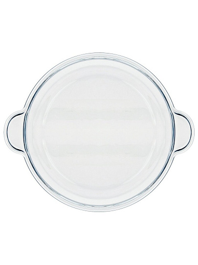 Форма для запекания стекло, 24 см, 1.8 л, круглая, Borcam, 59234