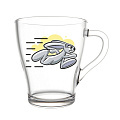 Кружка стекло, 250 мл, Зайчишки, 1649-Д, в ассортименте - фото 6