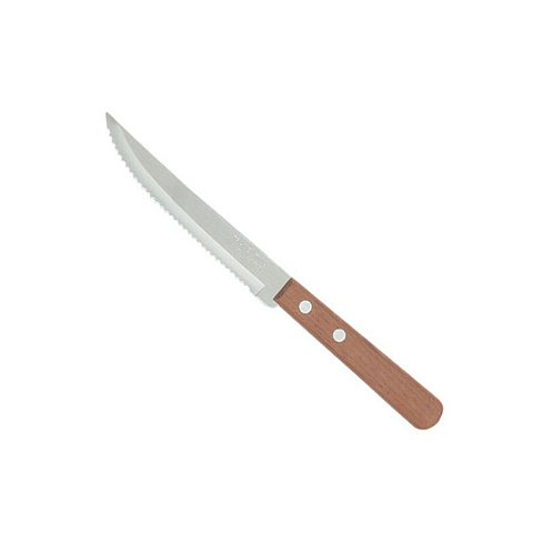 Нож кухонный Tramontina, Dynamic, для стейка, нержавеющая сталь, 12.5 см, рукоятка дерево, 22300-205/905TR
