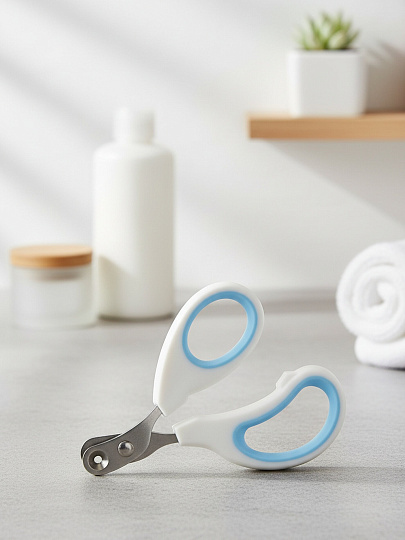 Когтерезка-ножницы для животных, 10.5х6.5 см, в ассортименте, Y4-11437