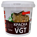 Краска водно-дисперсионная, VGT, акриловая, фасадная, матовая, белоснежная, 1.5 кг - фото 4