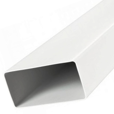 Воздуховод вентиляционый пластик, диаметр 110 мм, плоский, 55 мм, 1 м, Viento, В511ВП1 PLUS